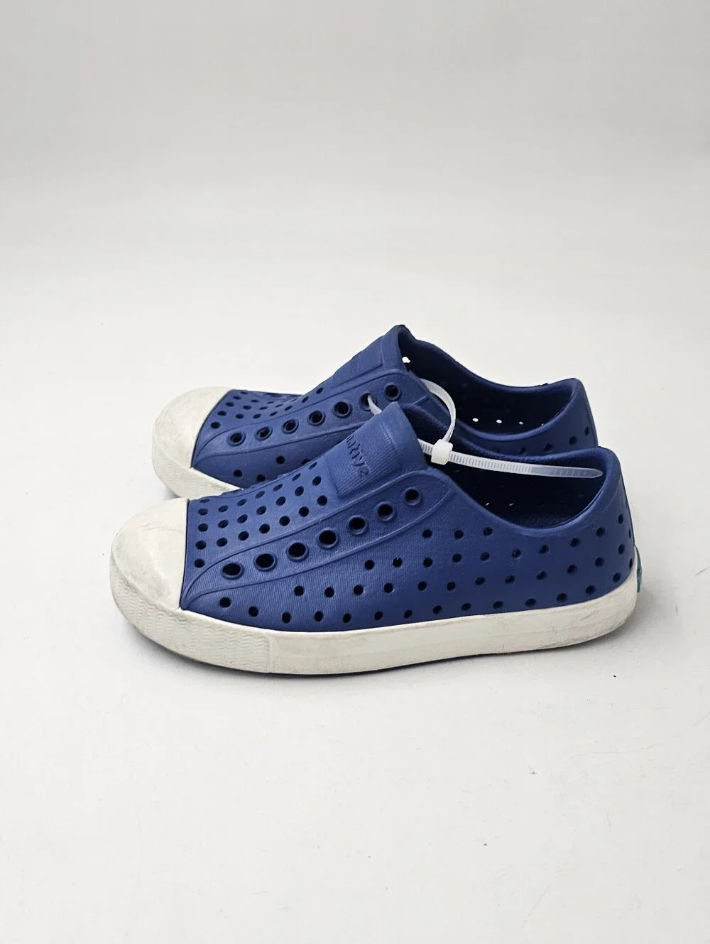 Native Shoes Jefferson Kids Slip-On Water Sneakers C10 Blue Regatta Summer